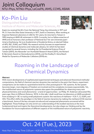 Roaming in the Landscape of Chemical Dynamics