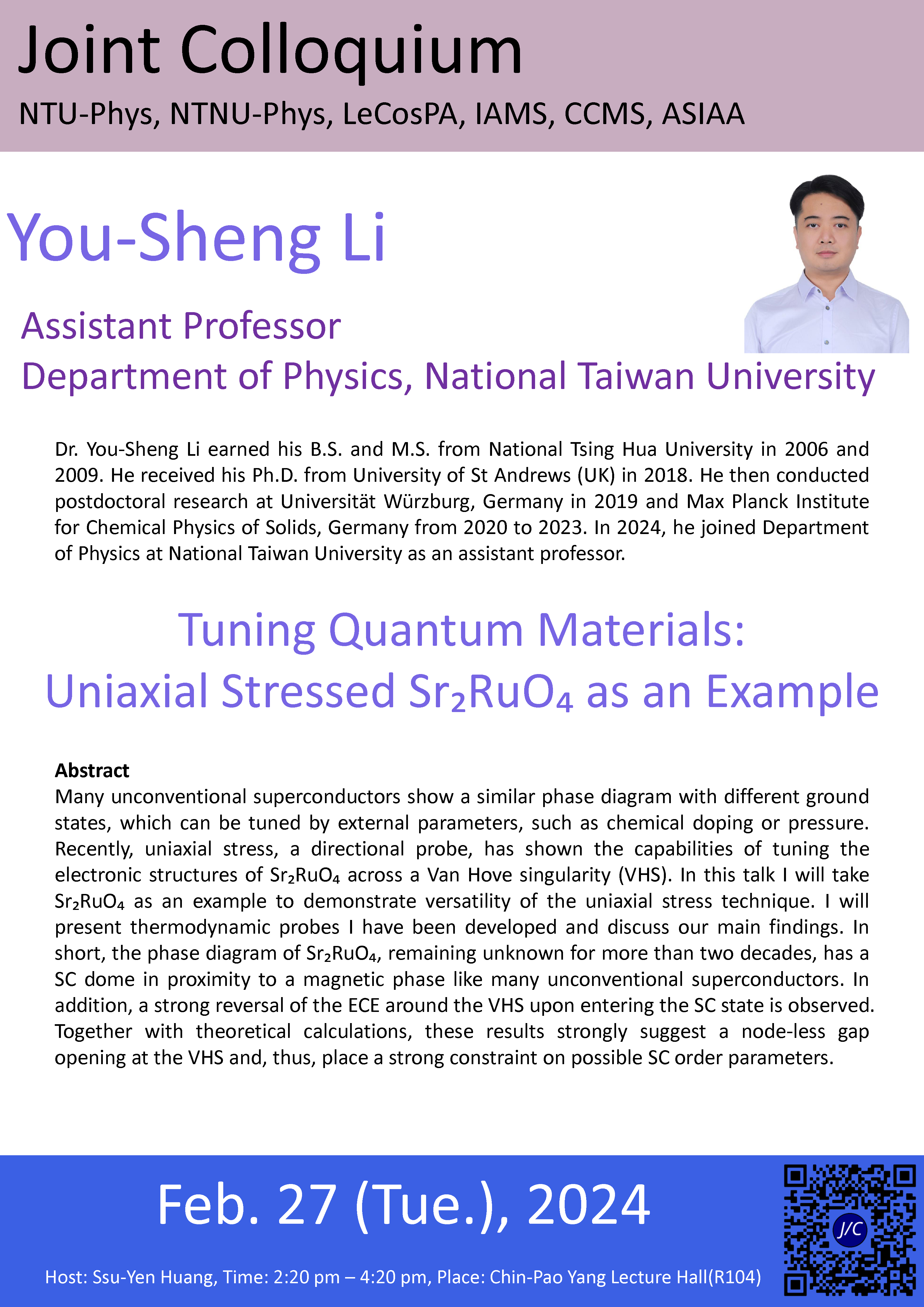 Tuning Quantum Materials: Uniaxial Stressed Sr₂RuO₄ as an Example
