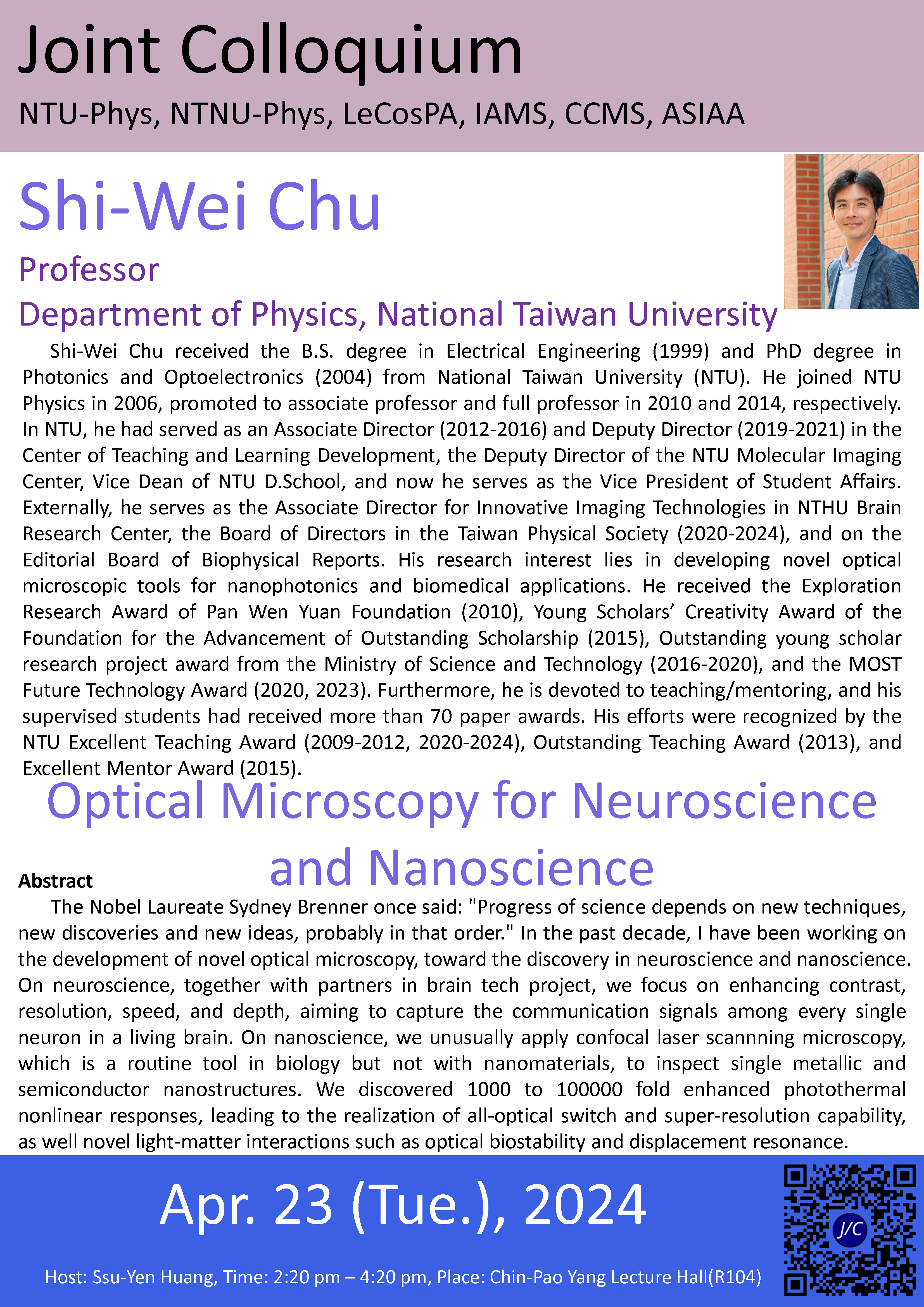 Optical Microscopy for Neuroscience and Nanoscience