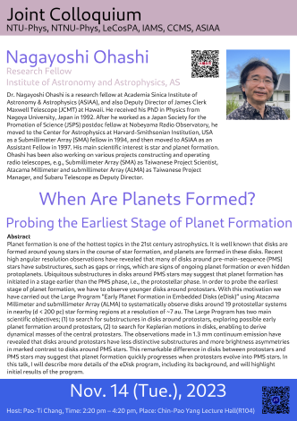 When Are Planets Formed? - Probing the Earliest Stage of Planet Formation